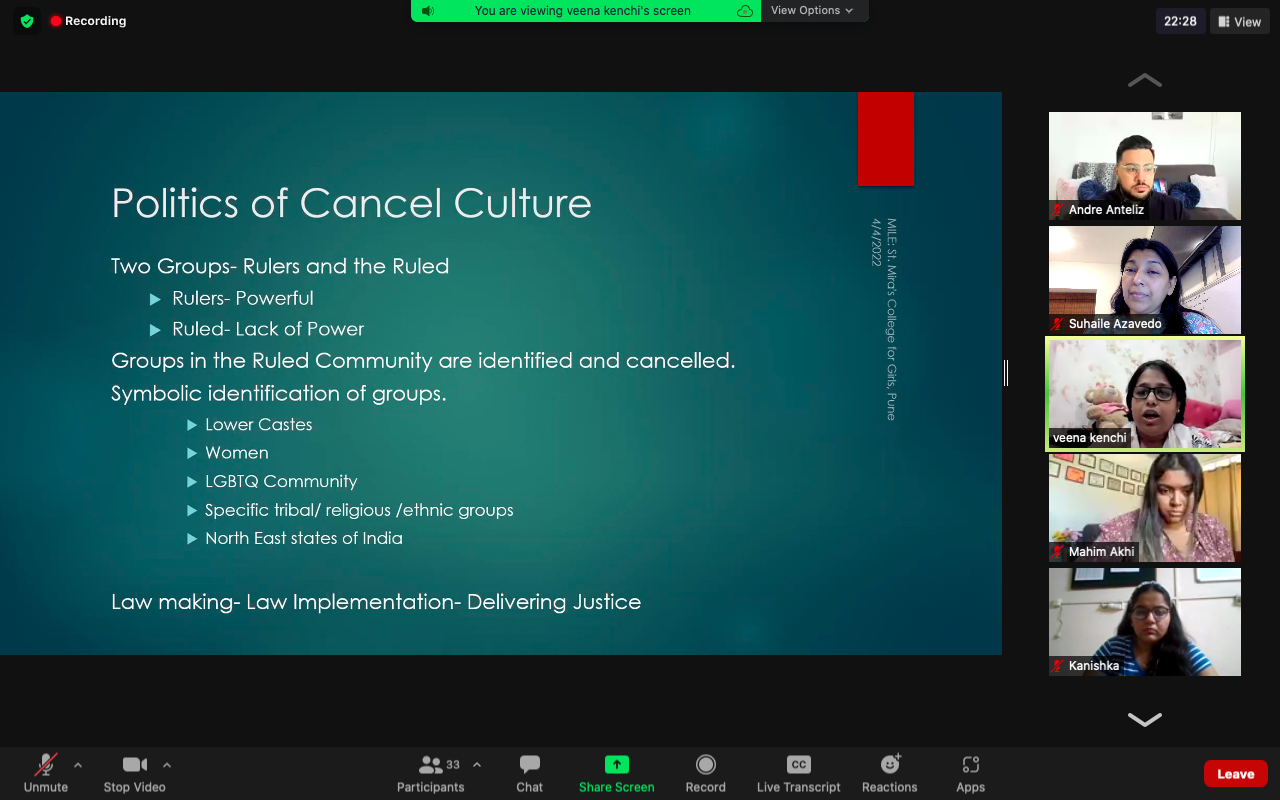 Angels and Demons Synchronous Session